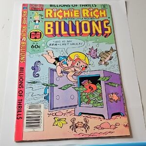Richie Rich Billions Comic Book - Colorful Cover